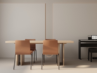 Table combination 3d model