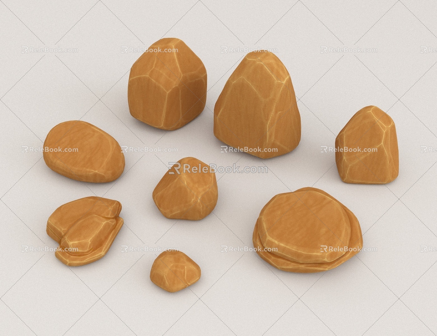 Stone Outdoor Stone Stone Block 3d model