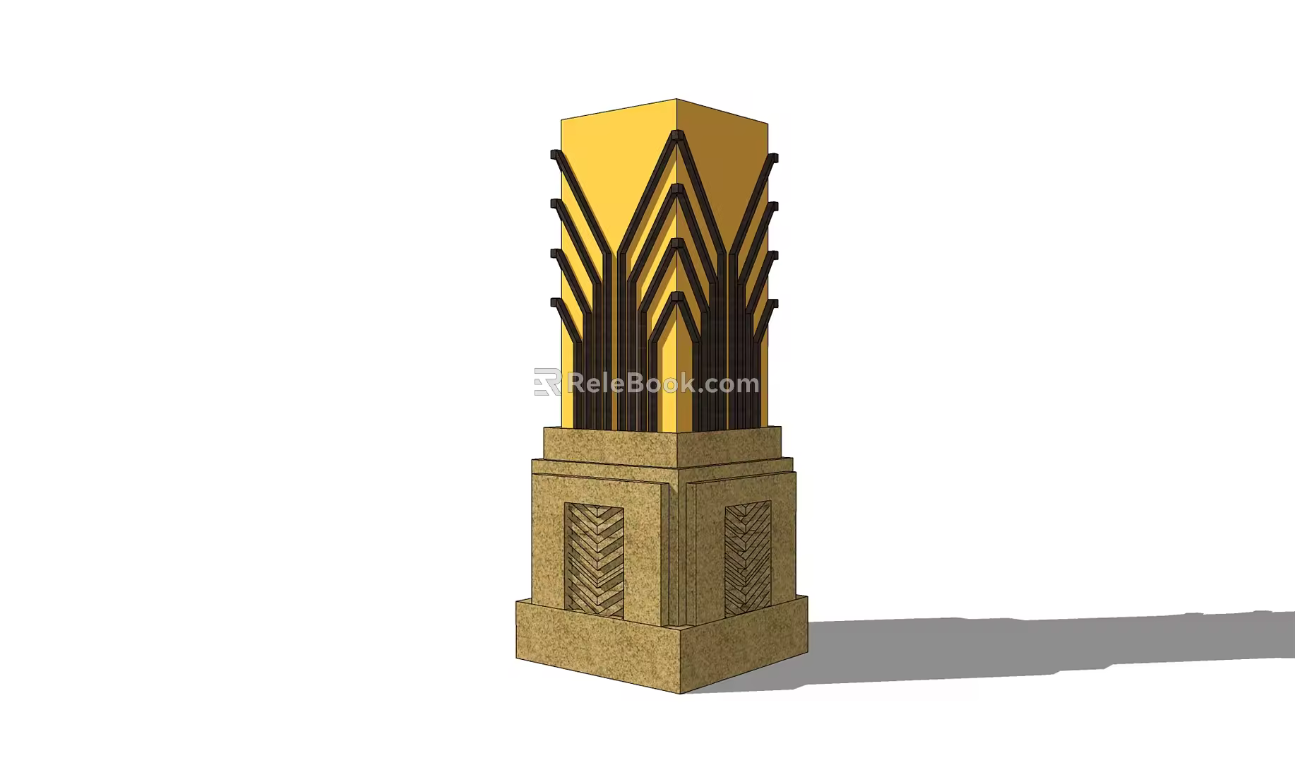 Modern landscape lamp low lamp lantern floor lamp lawn lamp garden lamp 3d model