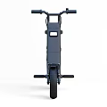 Sleek Modern Electric Motorcycle With Blue Black Body Handlebar And Pedals