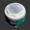 Trimble R9s Turquoise And White GNSS Receiver With Digital Display And Compact Design