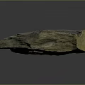 Natural Wood Stone With Layered Gray Brown Yellow Textured Surface For Home Decor