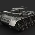 Military Tank 3D Model Showcasing Detailed Armor Tracks Main Cannon And Design