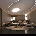 Elegant Modern Media Room Interior With Plush Recliners And Ambient Lighting Design