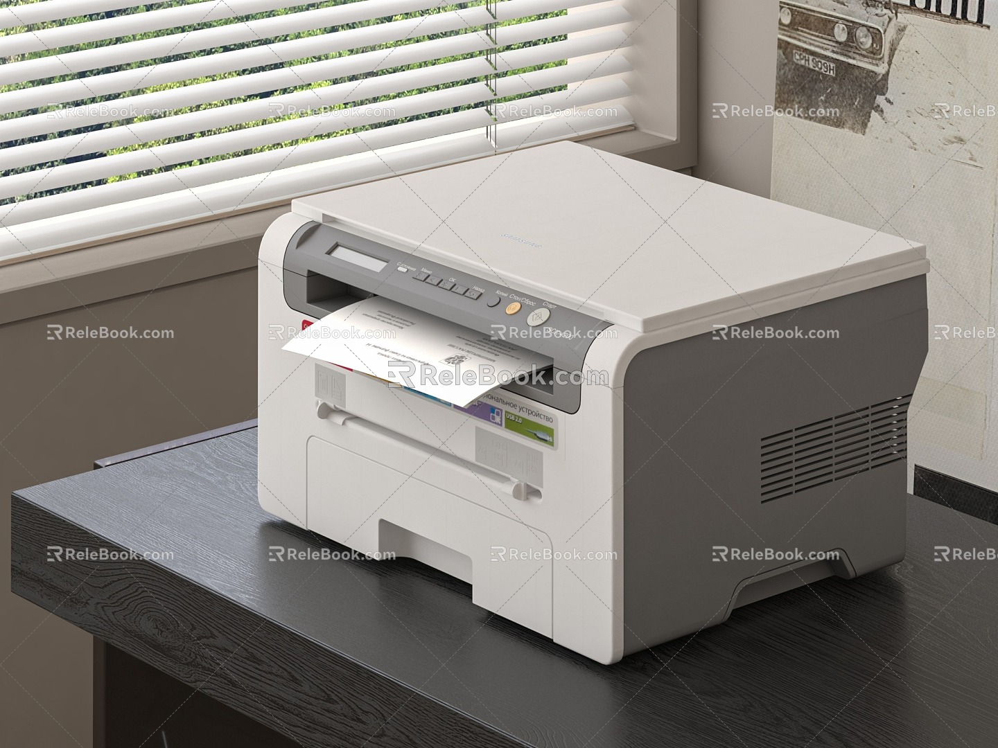 Modern Printers 3d model