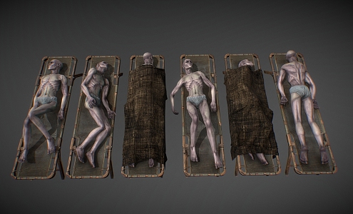 Medical equipment Corpse Mummy Corpse 3d model