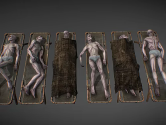 Medical equipment Corpse Mummy Corpse 3d model