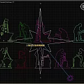 Multiple People Silhouettes Disassembling And Installing Functional Mechanical Equipment Tools