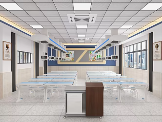 Modern Laboratory 3d model
