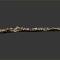 3D Terrain Landscape Featuring Mountainous Topography Undulating Terrain And Natural Landforms