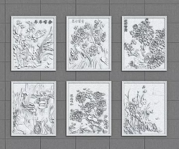 Lotus flowers bloom every year 3d model