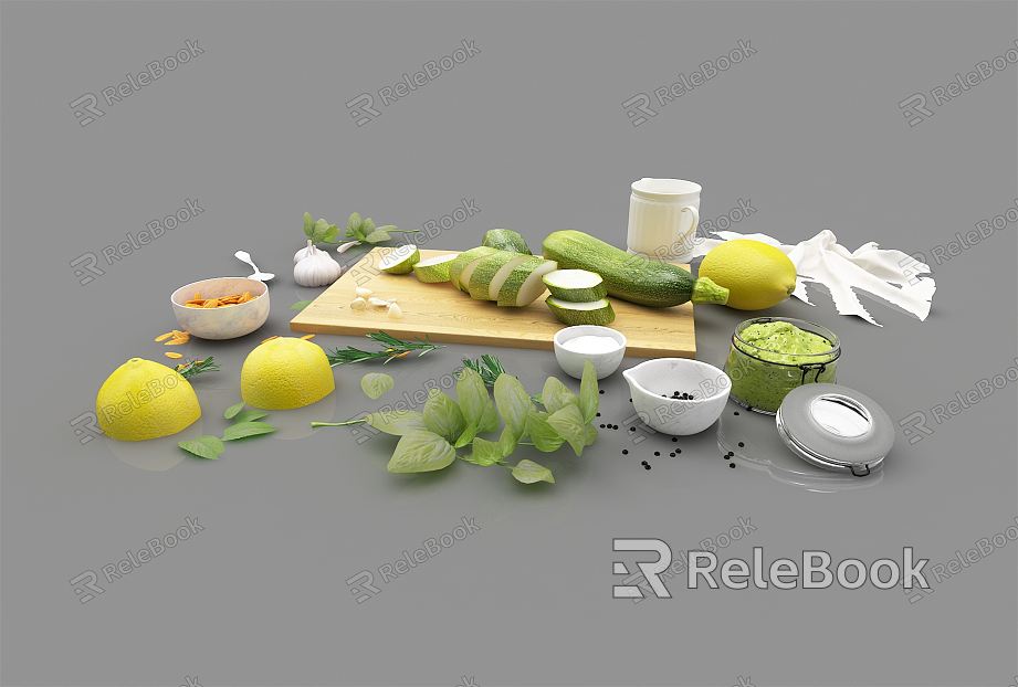 Modern Vegetable Decorations model