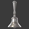 Silver Metal Pendant Light With Sleek Modern Bell Shaped Design For Interior Spaces