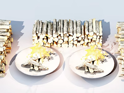 Modern Wood 3d model