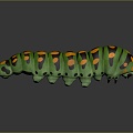 Caterpillar Butterfly Larvae Caterpillar Cartoon Caterpillar Insects Impersonate Life Supplies 3d model