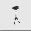 Functional Tripod Furniture Stand Supporting Camera With Stable Design 3d model