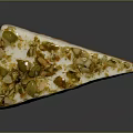 Moist Layered Creamy Cake Slice Topped With Crunchy Pumpkin Seeds