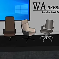 Various Styles Modern Office Chairs For Architectural Design Office Space