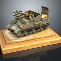 Toy Soldier Toy Tank Tank Toy 3d model