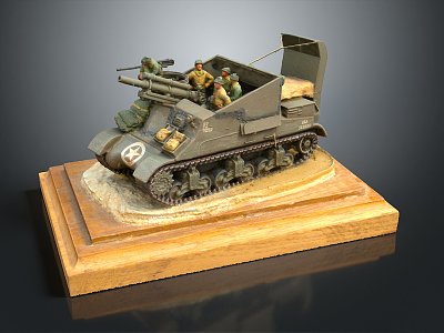 Toy Soldier Toy Tank Toy 3d model