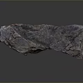 Raw Natural Wooden Stone With Irregular Shape And Brown Purple Textured Pattern