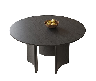 Round table 3d model