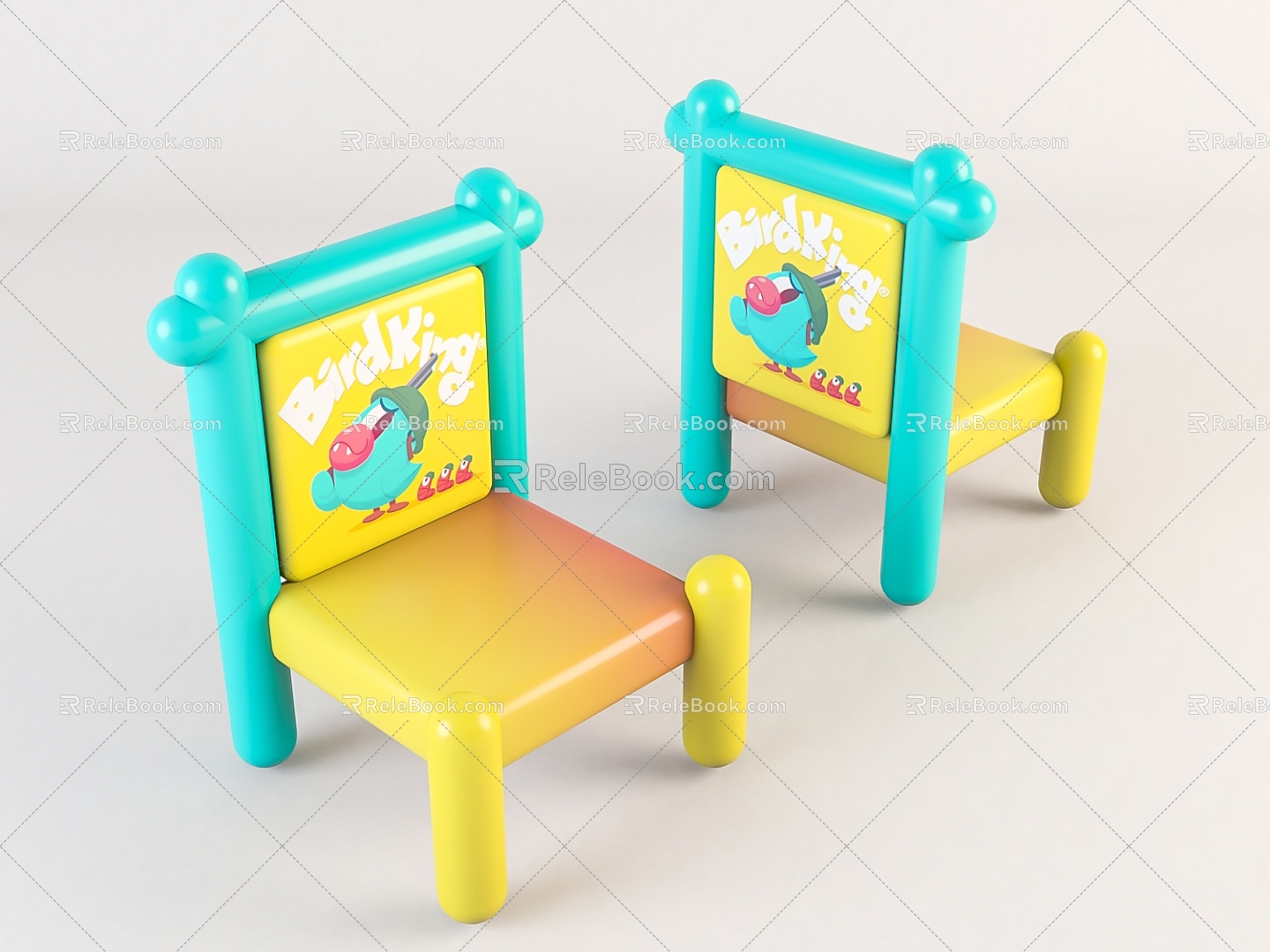 Modern Children's Chair Home Chair model