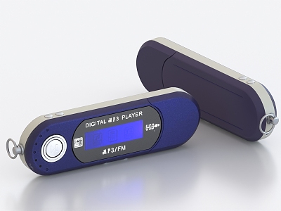 MP3 MP4 Walkman Radio 3d model