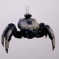 Robot Spider Drone Drone 3d model