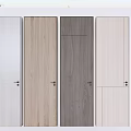 Modern Hinged Doors With Various Wood Grain Designs And Color Options