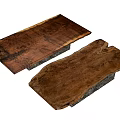Middle Ancient Tea Table Log Tea Table Large Board Table Coffee Table 3d model