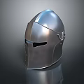 Medieval Steel Warrior Helmet With Full Face Protection For Battlefield Use