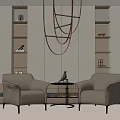 End view cabinet 3d model