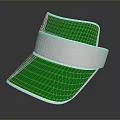 White Visor With Transparent Shield For Daily Sun Protection And Comfort