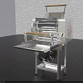 Stainless Steel Commercial Dough Roller Kitchen Appliance With Tabletop And Wheels