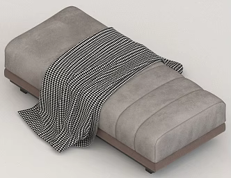 Sofa stool 3d model