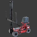 PBR Next Generation Container Stacker Container Loading and Unloading Container Crane Unloader Handling Port Terminal Handling Logistics Handling Unloading 3d model