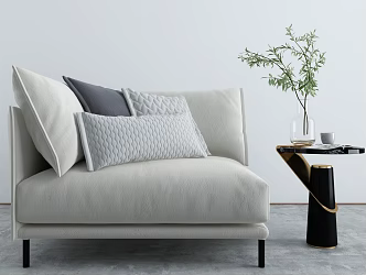 Modern Single Sofa Single Chair Sofa 3d model