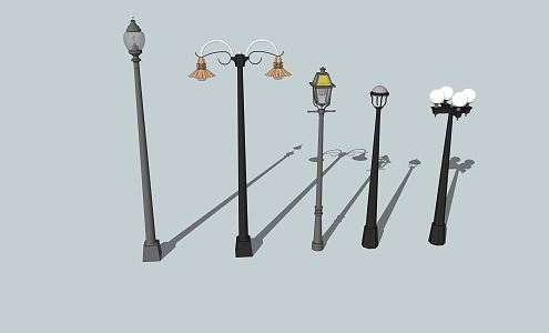 Modern street lamp street lamp garden lamp landscape lamp 3d model