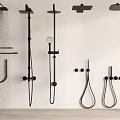 Modern Shower Fixtures With Various Designs Wall Mounted And Handheld Styles