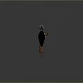 Modern Tactical Rifle With Wooden Stock Metal Barrel And Scope Attachment