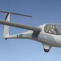 Flying Free Aircraft With Streamlined Design And Pilot In Transparent Cockpit