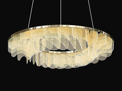 Modern chandelier 3d model