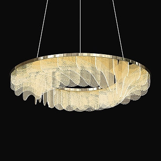 Modern chandelier 3d model