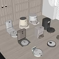 Sweeping Robot Intelligent Sweeping Robot Intelligent Sweeping Machine Sweeping and Mopping All-in-One Household Appliances 3d model