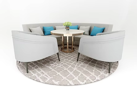 Modern style sofa 3d model