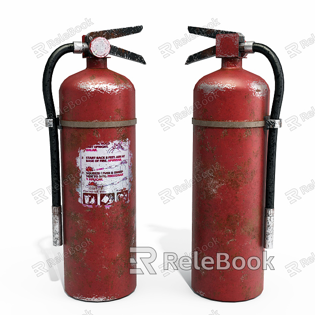 Modern fire extinguisher Old fire extinguisher model