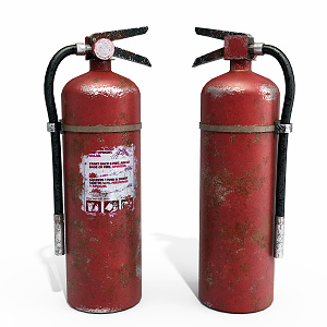 Modern fire extinguisher Old fire extinguisher 3d model