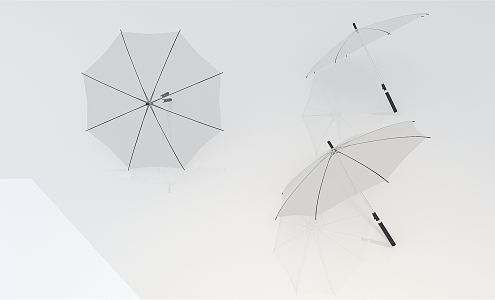 Modern umbrella 3d model