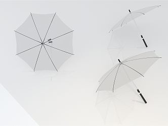 Modern umbrella 3d model